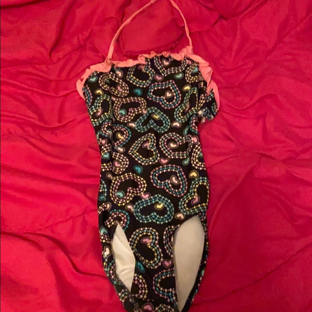 Multicolor bathing suit.